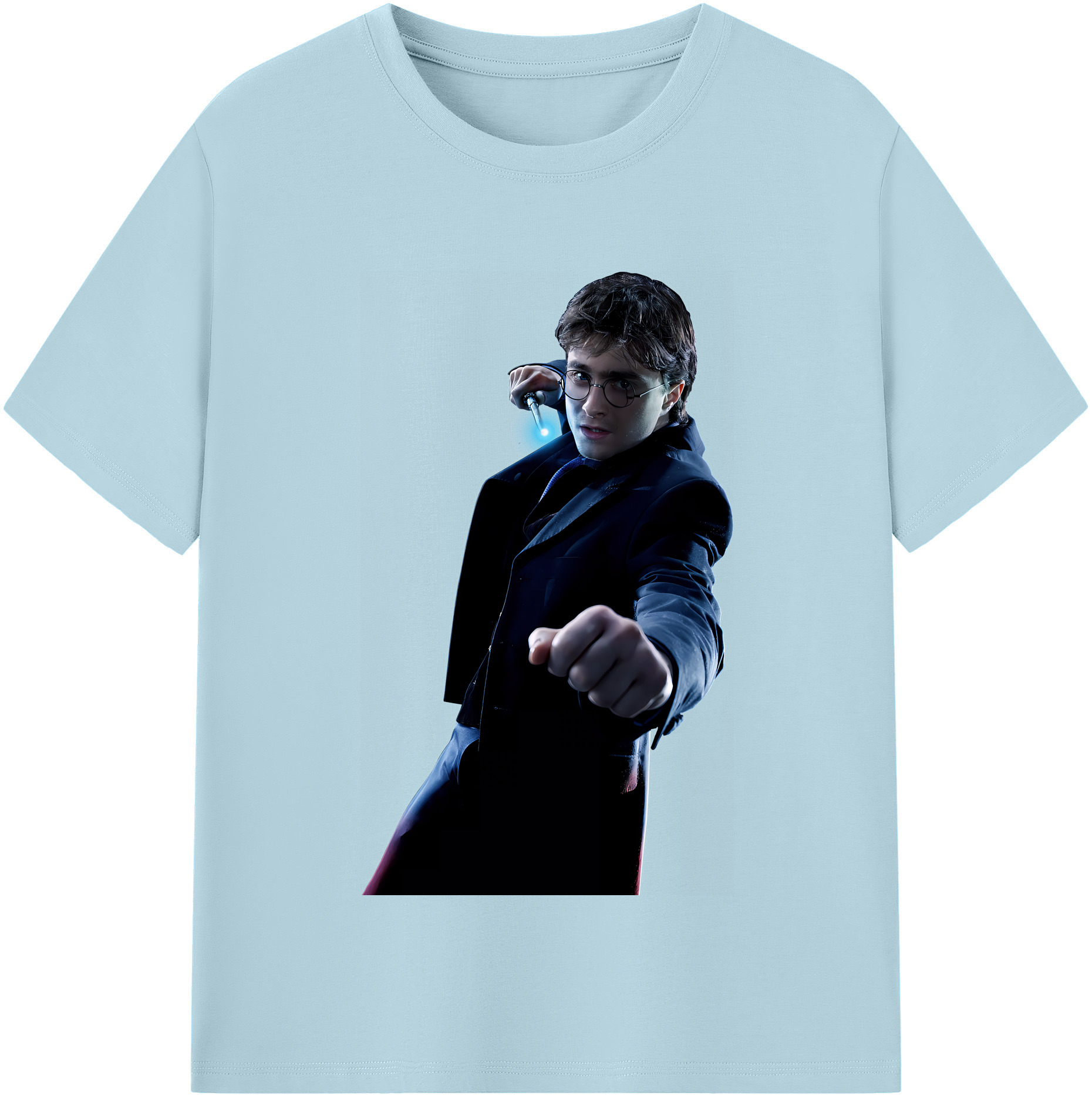 （画像用） Harry Potter ハリー・ポッターシリーズ 綿100％半袖Tシャツ（フロントプリント）